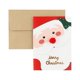 thumbnail image 1 of Tarjeta de Felicitación de Navidad Ganfancp Papel Kraft Vintage con Sobre Set de Sobres X 1, 1 of 7