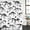 Black, variant on Dinosaur Fossils Shower Curtain Set - Extra Long 72" x 96" Washable Bathtub Curtain with 12 Hooks, White Black Ancient Animals Waterproof Fabric Stall Shower Curtains for Bathroom/Bathtub Décor