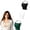 Black White Green, variant on 3Pcs Lady Lace Cleavage Cover up for Low Neckline Wearable Mock Camisole Bra Insert Overlay Modesty Panel Vest