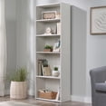 thumbnail image 2 of Pemberly Row 5 Shelf Bookcase in Soft White, 2 of 9