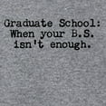 thumbnail image 3 of CafePress - Graduate School BS - Pullover Hoodie, Classic & Comfortable Hooded Sweatshirt, 3 of 4