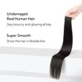 thumbnail image 4 of Extensiones de pelo con cinta adhesiva HOTBANANA, 50 g, 22 cm, color negro natural, 4 of 7