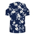 thumbnail image 5 of Womens Shirts Short Sleeve V Neck Tshirts Shirts T Shirts for Women Loose Fit Graphic Plus Size T Shirts, 5 of 6