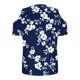 thumbnail image 5 of Tops de Algodón para las Mujeres Impresión de Manga Corta Cuello en V Fuera Del Hombro Blusa de Moda, Imitación de Algodón para el Hogar Diario, 5 of 9