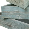 thumbnail image 6 of Ekena Millwork Set of 3, Triangle, Closed Back, Vintage Farmhouse Shadow Box Shelves, Barnwood Decor Collection, Driftwood Blue, 6 of 15