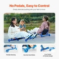 thumbnail image 6 of Ride on Scooter 198 lbs Powered by Zig-Zag Motion Drift Cart for Kids Ages 10+, 6 of 7
