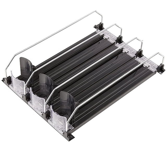 Dispensador de latas de refresco para refrigerador con deslizamiento ajustable: perfecto para refrescos, cerveza y otras bebidas