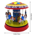 thumbnail image 3 of Jiibva Vintage Wind-Up Tin Robot - Mechanical Shelf Display Decoration, 3 of 7