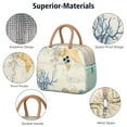thumbnail image 4 of Lunch Bag Lunch Box for Women Reusable Insulated Lunch Bags,Water-Resistant Nautical Coastal Sea Life Marine Beach (2) Cooler Lunch Tote Bag, Large Capacity for Work Travel Picnic, 4 of 6