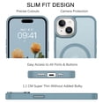 thumbnail image 2 of Funda de teléfono BENTOBEN para iPhone 15 de 6.1 pulgadas con MagSafe Saxe gris azul, 2 of 9
