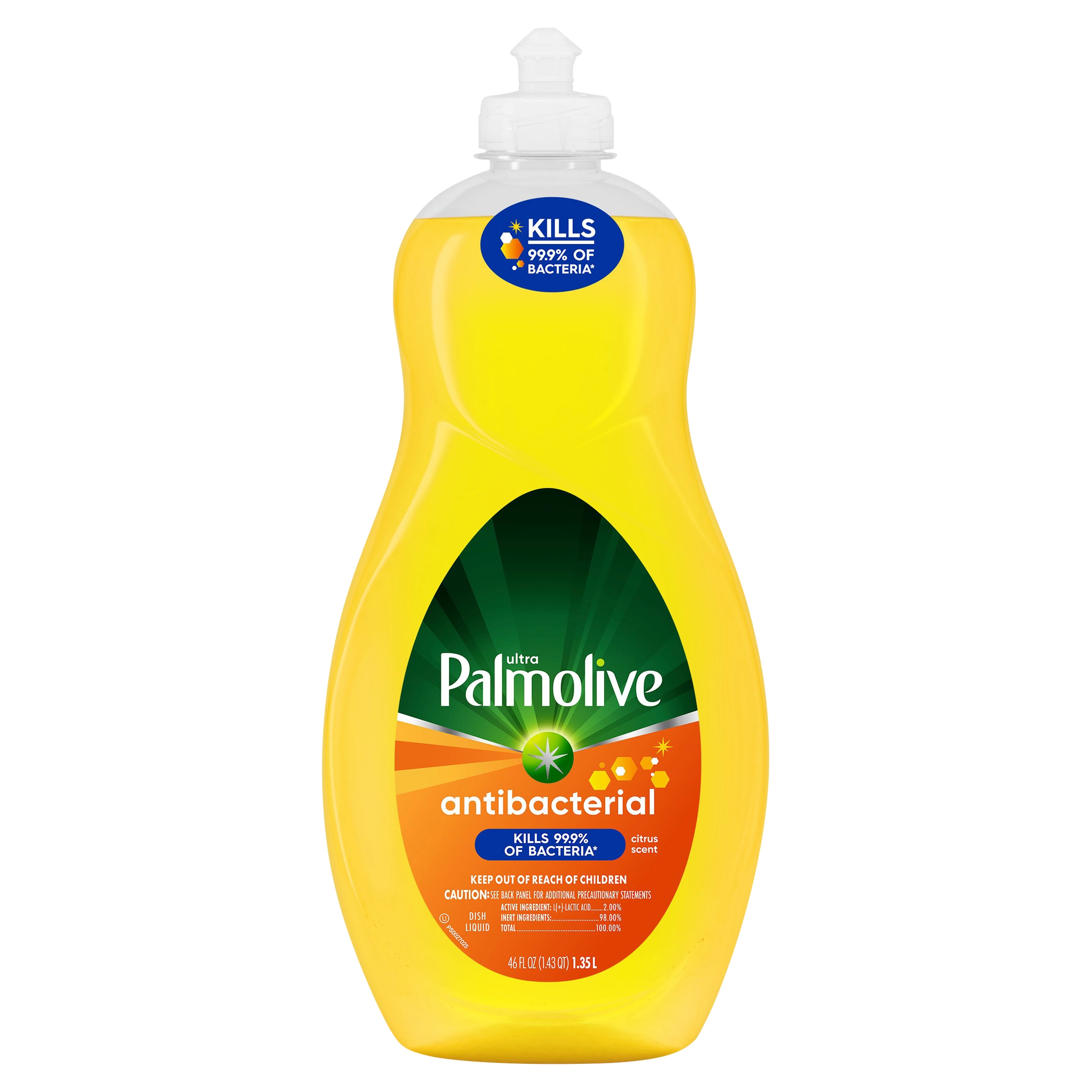 Palmolive Ultra Antibacterial Citrus Scent Dishwashing Liquid Dish Soap