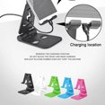 thumbnail image 3 of Mobile Phone Stand Cellphone Desktop Holder Bracket Plastic adjustable stand; phone Folding Adjustable Phone Rack, 3 of 8