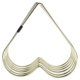 thumbnail image 3 of Desk Book Storage Rack Telescopic Files Folder Stand Organizer Craft Supplies DecorationGold, 3 of 5