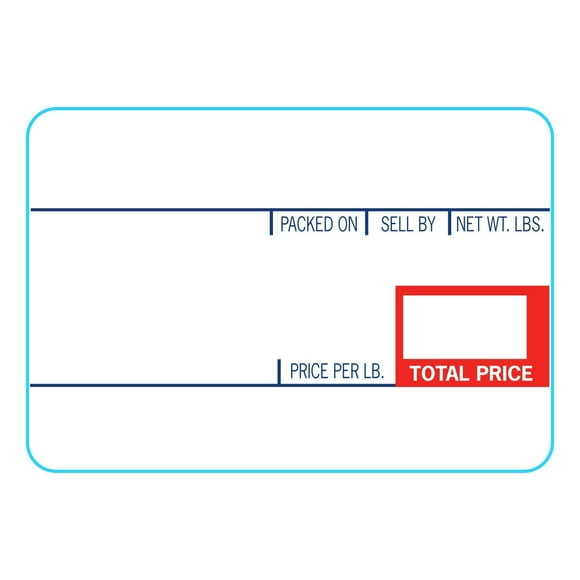 58mm x 40mm Labels for CAS Scales (8010) | 40mm Core | 700 Labels/Roll | 12 Rolls | 8,400 Labels