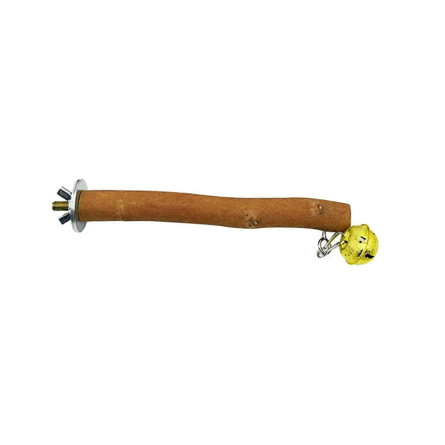 Bird Perch Nature Wood Stand for Parrots Conure Supplies Budgies Grinding Scratcher for Small Medium Parrot Rack Toy