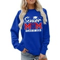 thumbnail image 1 of HUITKMM Sweat à Capuche Blanc pour Femmes, Sweat Imprimé Sans Capuche, Coupe Ample, Décontracté, 1 of 4