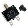 thumbnail image 4 of Interruptor De Interruptor Térmico 125 / 250V 50VDC Interruptor De Sobrecarga De Restablecimiento Manual 5Amp Con Tapa Impermeable Negra DYNWAVEMX Protector de sobrecarga, 4 of 8