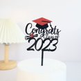 thumbnail image 1 of Nuevo Adornos acrílicos para tarta de fiesta, 9 estilos, graduación, 1 of 4