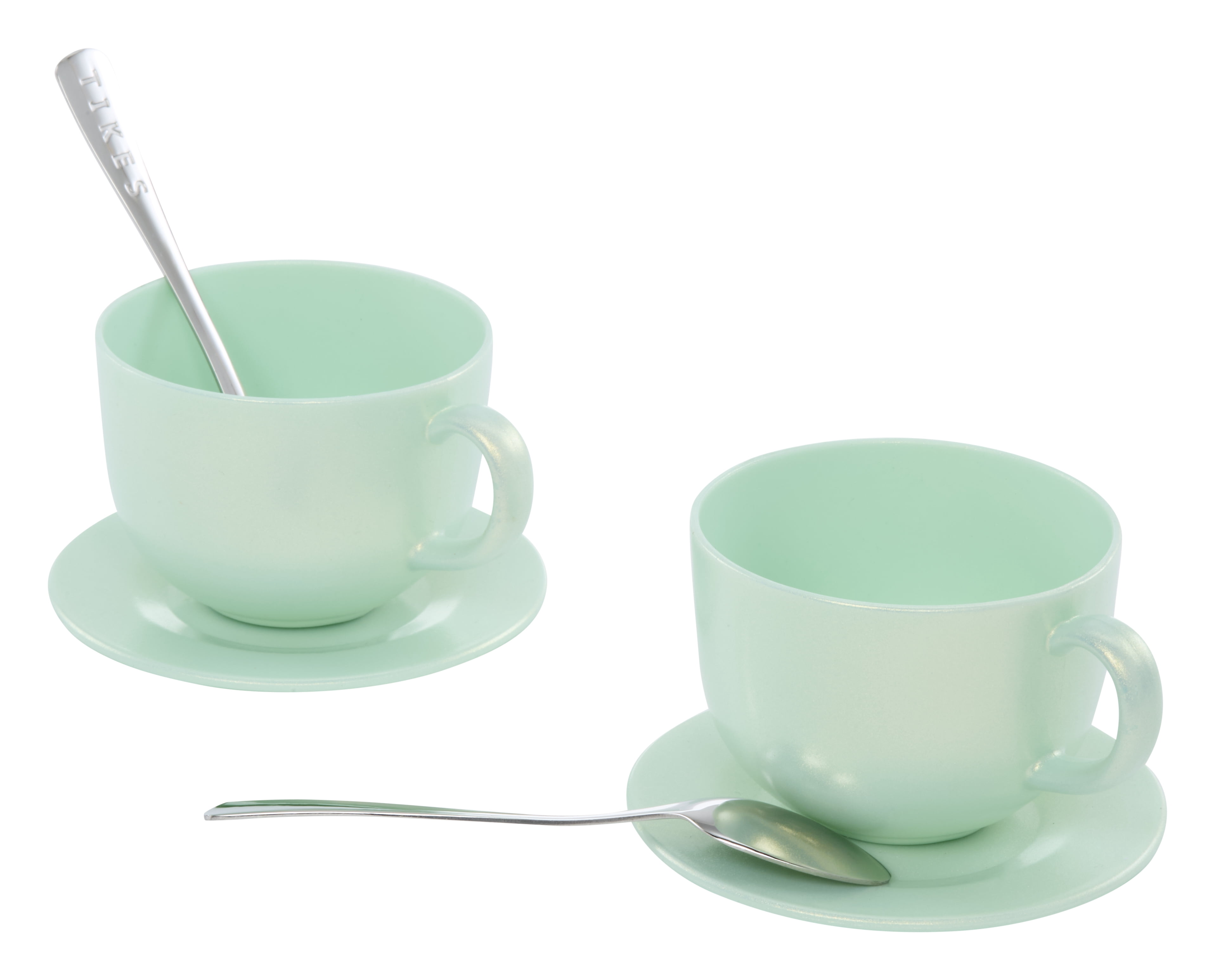 Little Tikes Sweet Spaces Tea Set, Play Kitchen Cookware, Sea Foam, Ages 3+