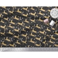 thumbnail image 2 of Soimoi Cotton Poplin Fabric Triangle & Impala Deer Animal Decor Fabric Printed Yard 42 Inch Wide, 2 of 4