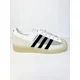 thumbnail image 3 of Adi - das Superstar Originals Unisex FTWR White Blk Suede Sneakers FX5565 4.5 / 6.5, 3 of 6