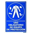 thumbnail image 1 of Letrero Uso De Equipo Proteccion Civil 1 Pieza 15x25 Surtek SURTEK SES21, 1 of 3