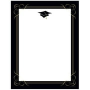 Scroll and Flourish Graduation Letterhead - 80 Sheets
