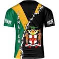 thumbnail image 3 of Lotusprinthandmade Personalized Jamaica T-Shirt 3D Unisex, 3 of 3