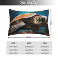 thumbnail image 2 of Balery Realistic Turtle Funda de Cojín Estampada, Regalos para Mujeres, Regalos de Amor para Ella, Regalos para Novia o Esposa, Funda de Almohada-16"x24", 2 of 6