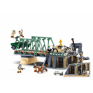 Winter Counter Attack Battle Building Brick Kit (769 pcs)