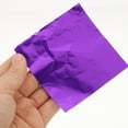 thumbnail image 2 of Estbridge 200 Pcs Aluminum Foil Candy Wrapping Paper Packing Materials Chocolate Square Wrapper Sugar Candies Wrappers for, 2 of 6