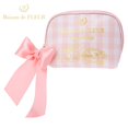 thumbnail image 1 of Bolsa de almacenamiento Kawaii Kuromi Melody Cinnamoroll, lazo de cinta, celosía, rayas a cuadros, bolsa de cosméticos, bolso de mano exquisito JK Lolita, 1 of 3