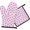 Pioneer Flower Floral Print Pattern-1, variant on Pioneer Flower Floral Print Pattern 1-Pack Oven Mitts Set, Heat Resistant Kitchen Gloves, 7.7" X 12"