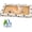 Gray 40*30cm, variant on Breathable Rattan Cooling Pet Bed, Celery Pets Breathable Rattan Cooling Pet Bed Breathability Easy Cleaning, Scratch Resistant Ice Pad Sleeping Mats for Cats Dogs