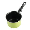 thumbnail image 2 of Mini Colorful Non-Stick Milk Pot - Stockpot, Practical & Convenient for Soup and Sauces - Green, 2 of 8