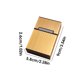 thumbnail image 5 of Caja de aleación de aluminio caja reutilizable liviano de almacenamiento de bolsillo anti-squerey contenedores accesorios de contenedor regalos de viaje dorado Inevent HA010086-01B, 5 of 6
