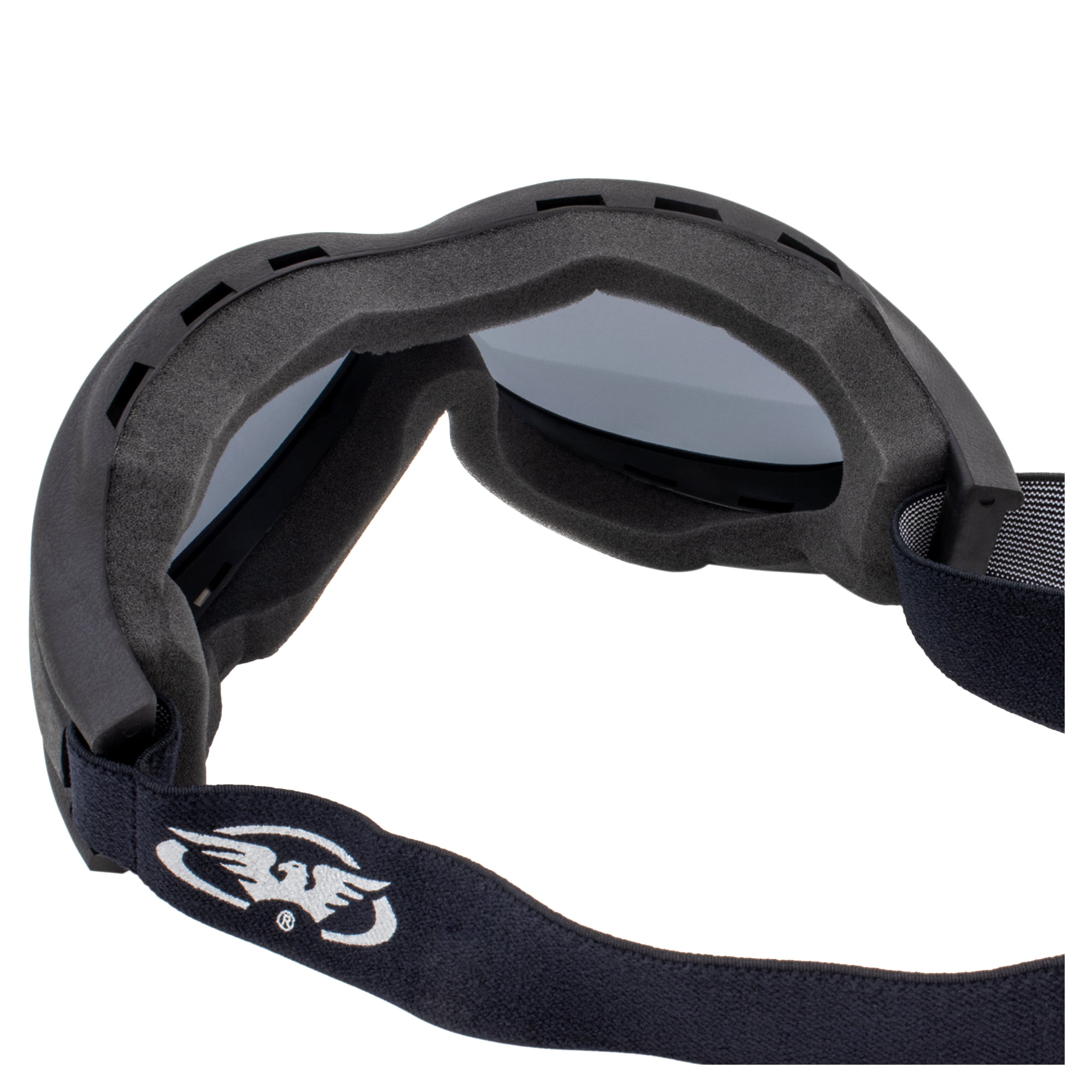 Global Vision Big Ben Goggles 2 Pairs Black Frames 1 Clear Lens 1 Smoke Lens 