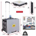 thumbnail image 3 of Rolling Crate dbest products - Carrito rápido plegable (36 kg), color gris, 3 of 6