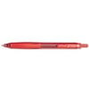 Pilot 31508 0.7 mm Fine G-Knock BeGreen Retractable Gel Pen - Red Ink, Translucent Red/Red Barrel (1-Dozen)