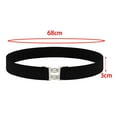 thumbnail image 4 of Abbraccia Women Elastic Waist Belt Dress Belt Casual Durable Simple Clothing Decor Lady Cinch Waistband for Dating Birthday Gift Street Black, 4 of 9