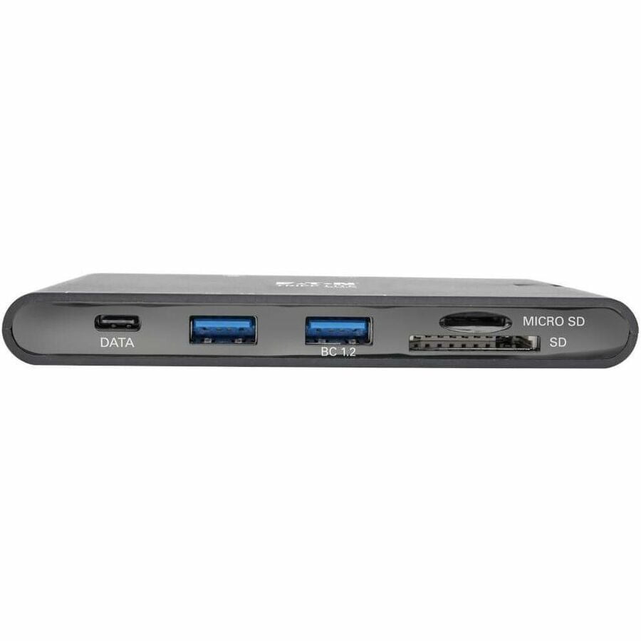 Tripp Lite by Eaton USB-C Dock - 4K HDMI VGA USB 3.x (5Gbps) USB-A/C Hub Gigabit Ethernet Memory Card Slots 100W PD Charging - for Notebook/Tablet PC/Desktop PC/Smartphone - 100 W - USB 3.0 Type C ...