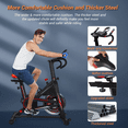 thumbnail image 3 of Exercise Bike, DMASUN Indoor Cycling Bike Stationary, Comfortable Seat Cushion, Multi - grips Handlebar, Heavy Flywheel Upgraded Version, 3 of 8