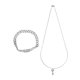 thumbnail image 5 of Titanium Jewelry Lock Hand Chain Everyday Wear In Silver Designed For Couples 1Pack, 5 of 5