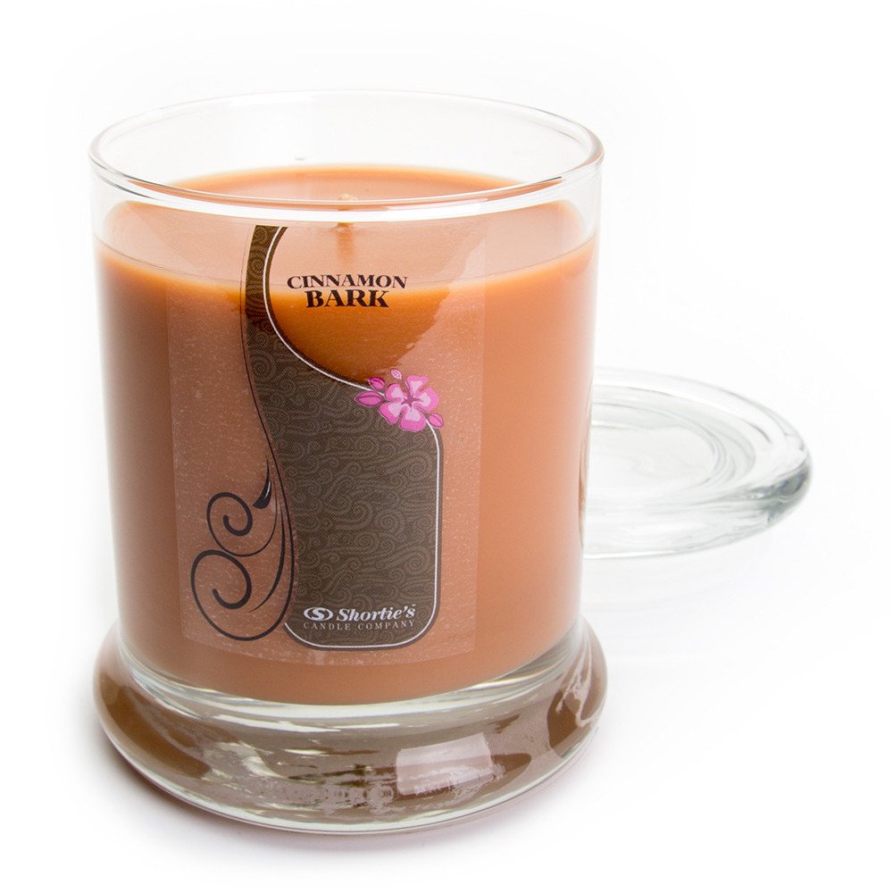 Cinnamon Bark Candle Medium Brown 10 Oz. Highly Scented Jar Candle