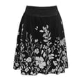 thumbnail image 6 of oqasdz Skirts for Women Floral Prints High Waist Loose Casual Short Skirt Comfort Stretchy Breathable Fashion Outdoor Activities Streetwear, 6 of 6