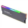 thumbnail image 1 of Disipador de para Memoria RAM (1 Unidad, 5 V, 3 Pines, ARGB, Direccionable, para DDR3, DDR4, DDR5, Color Gris), 1 of 7