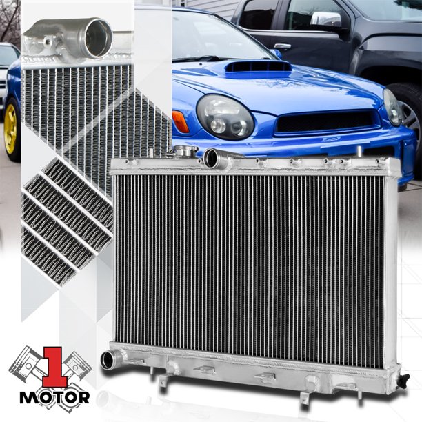 Aluminum 2 Row Core Performance Radiator For 02 07 Subaru Impreza Wrx Aluminum 2 Row Core Performance Radiator For 02 07 Subaru Impreza Wrx
