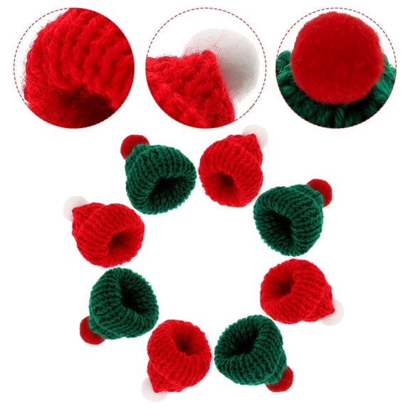 UNOMOR 24pcs Bottle Hats Mini Decorations with Classical and Vibrant Colors for Friends