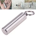 thumbnail image 4 of MesaSe Boîte Scellée Portable de Bouteille de Médicament d'Acier Inoxydable pour la Survie Extérieure de Camping, 4 of 9