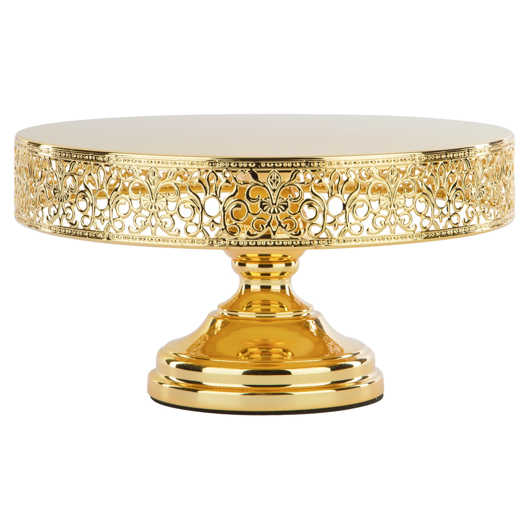 Amalfi Décor 12 Inch Round Shiny Metallic Wedding Cake